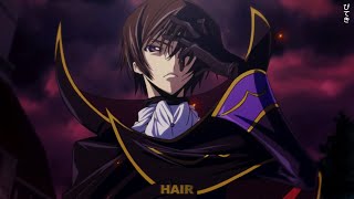 Video thumbnail of "heylog - hair [Lyrics / AMV]"