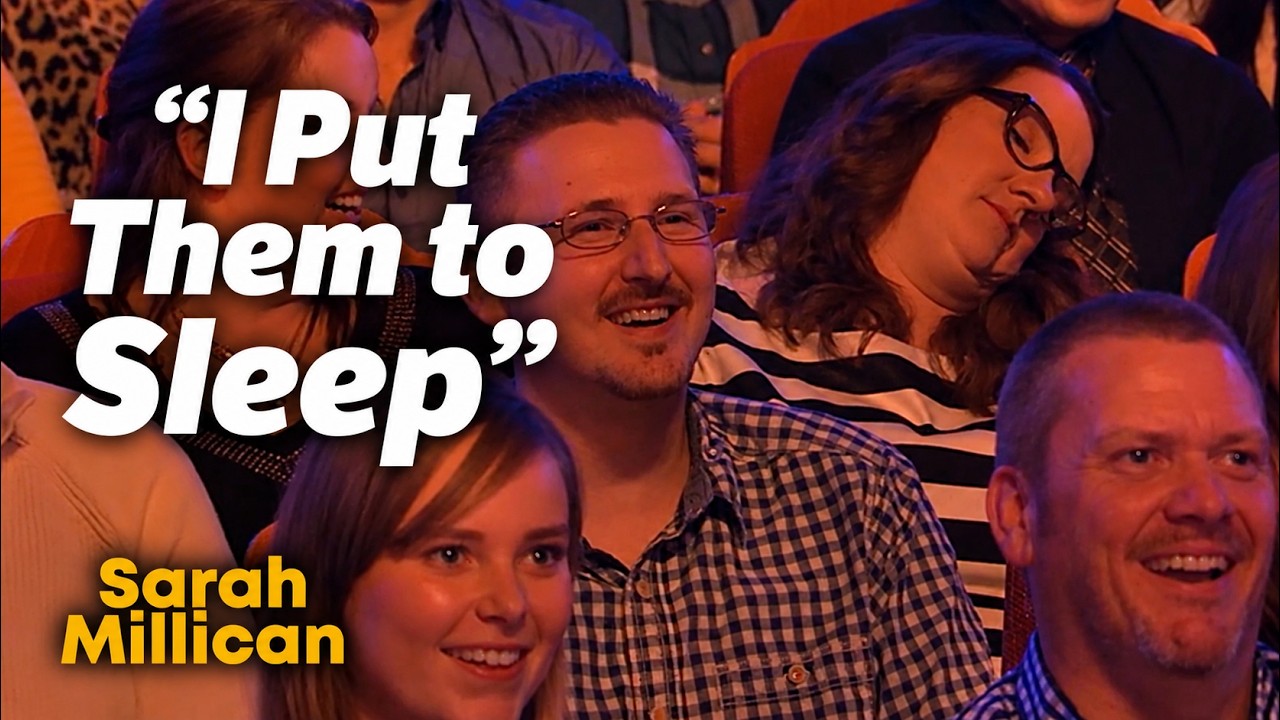 Sarah Millican Becomes The Sleeping Audience Member!