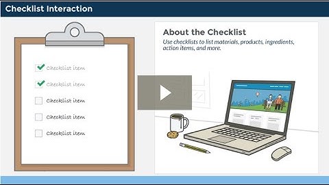 Make a Checklist Interaction with Storyline in 5 Minutes or Less