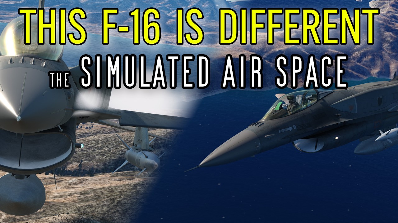 This F-16 Has Features No Other Viper Gets (EP7) - The Simulated Air Space Podcast