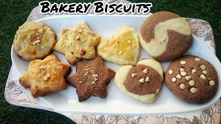 Bakery biscuits || Cookies || how to make tasty baker biscuits at home ||simple cookies| Eid Special