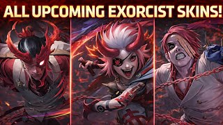 All Upcoming Exorcist Skins Saber, Ruby & Phoveus Full Showcase Unfinished