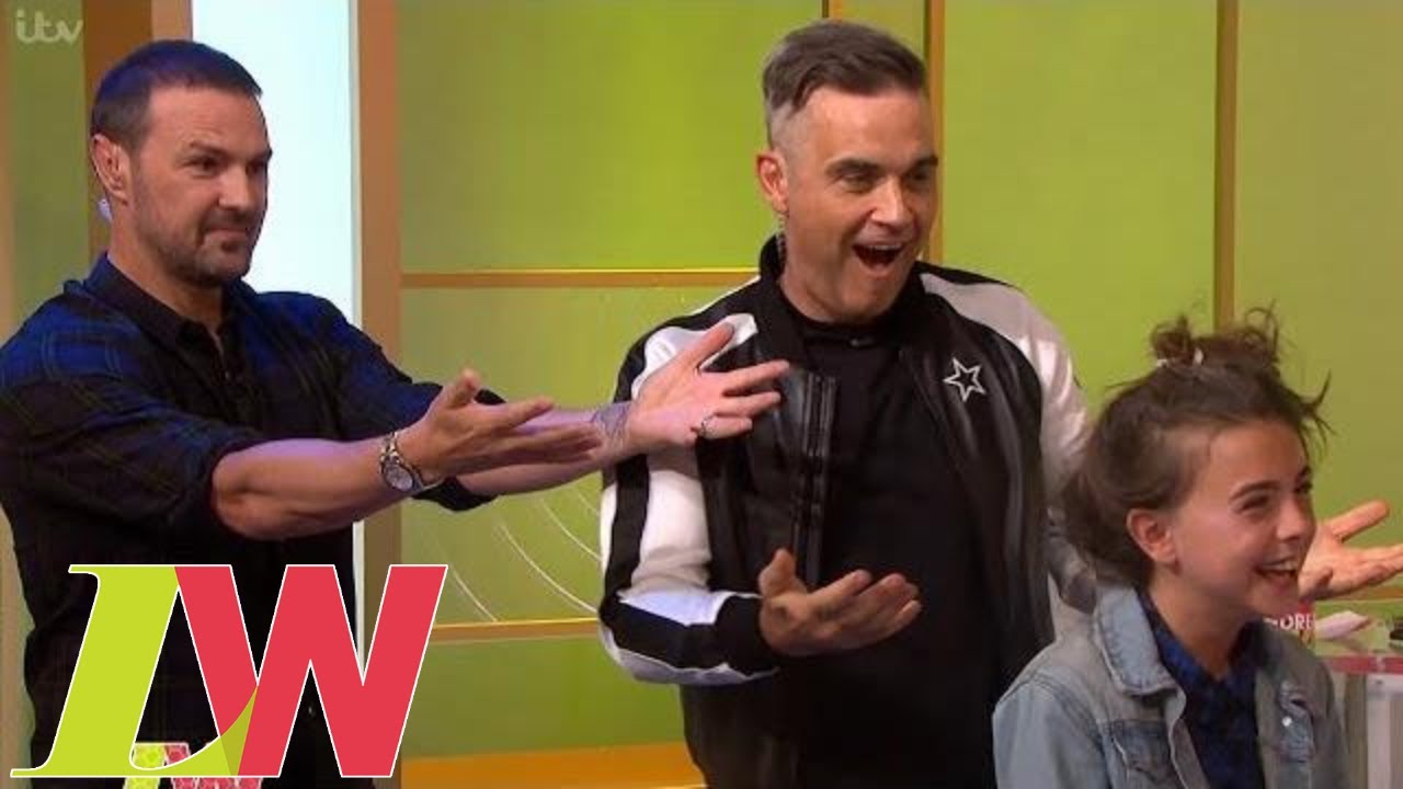 Robbie Williams and Paddy McGuinness Utterly Fail at Styling Andrea's Daughter's Hair | Loose Women