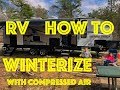 How to Winterize Your RV Travel Trailer with Compressed Air - Forest River ALPHA WOLF 26dbh