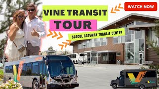 Vine Transit | Soscol Gateway Transit Center Tour | Vine Bus | Napa Vine Public Transportation