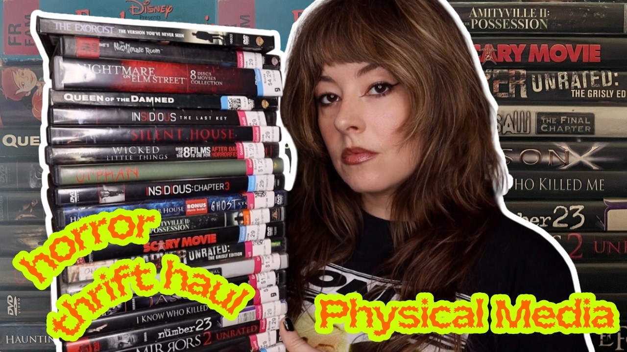 I found a ton of HORROR VHS + DVDs at the thrift store! | Physical Media