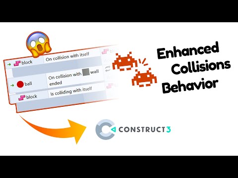 How to check if objects are actively colliding - Enhanced Collisions Behavior - CONSTRUCT 3 TUTORIAL