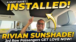 Rivian R1S Back Row Gets a Sunshade! Vion Install + Fit Tips