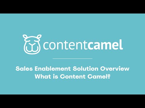 Content Camel: Sales Enablement Content Manager video preview 2