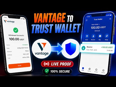 How to Transfer USDT from Vantage To Trust Wallet || vantage to trust Wallet transfer USDT 
