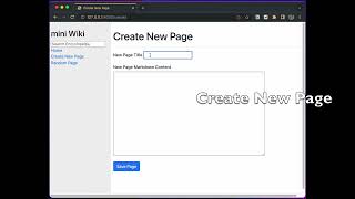 CS50 Web Programming | Project Submission | Project 1: Wiki