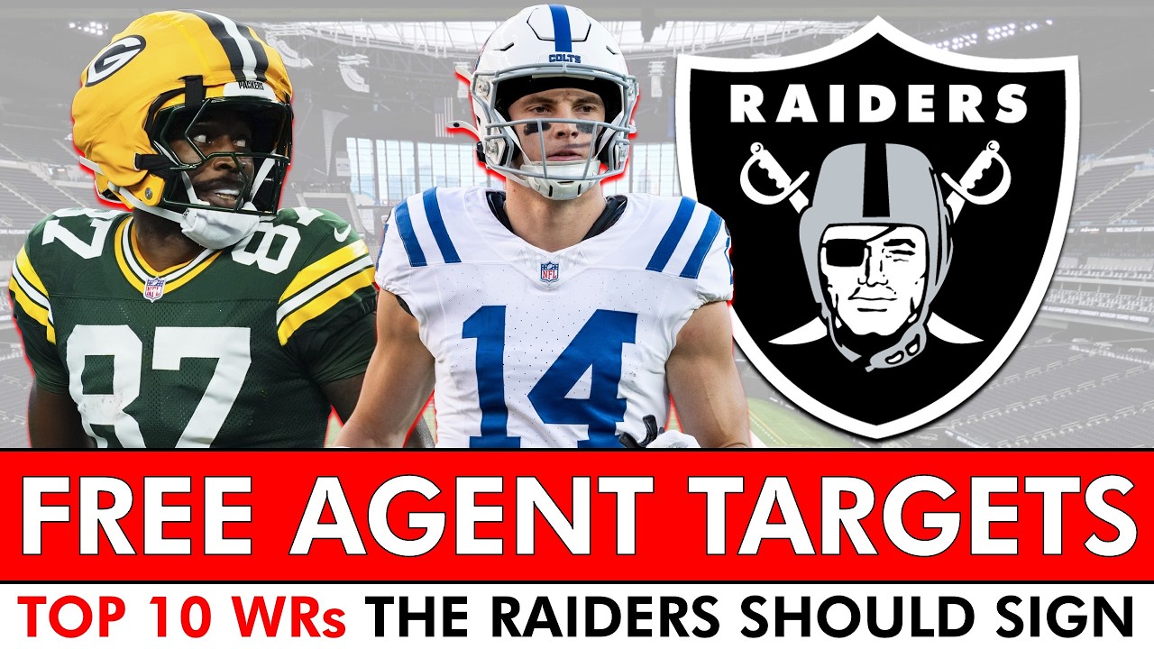 Raiders Free Agent Targets: Top 10 WRs Las Vegas Should Target In 2026 NFL Free Agency