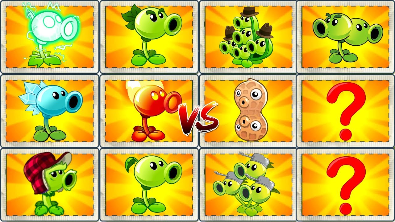 Plantas Vs Zombies 2 Peashooter Challenge Todas Las Plantas Con Sus plantas-vs-zombies-2-peashooter-challenge-todas-las-plantas-con-sus
