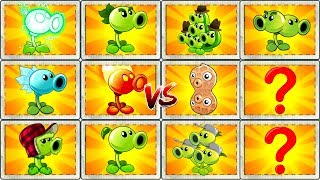 Plantas vs Zombies 2 Peashooter Challenge Todas las Plantas Con Sus Sorprendente Poderes PVZ 2 Game
