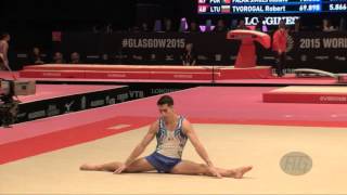Ursache Alexandru Andrei Rou - 2015 Artistic Worlds - Qualifications Floor Exercise
