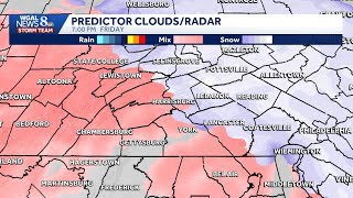 Hour-by-hour snow, sleet, freezing rain projections for South-Central Pa.