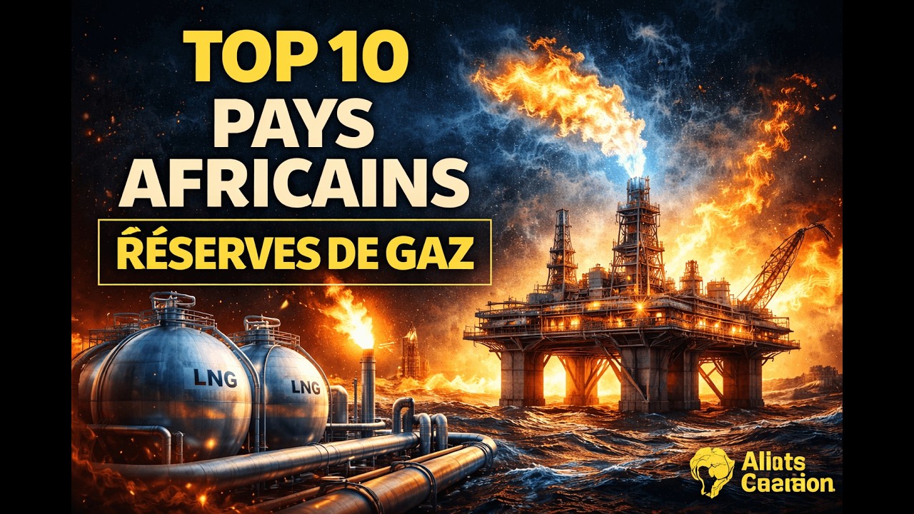TOP 10 DES PAYS AFRICAINS AVEC LES PLUS GRANDES RÉSERVES DE GAZ