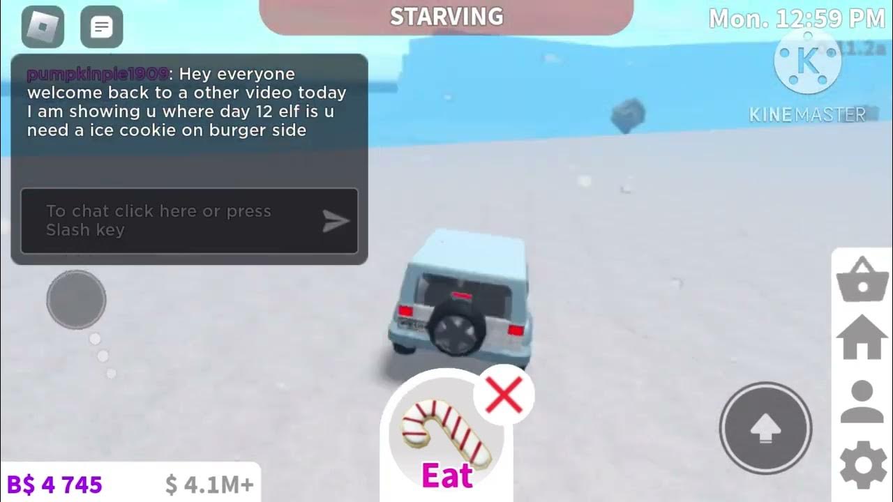 Bloxburg elf hunt day 12 location u need the candy cane cookies out of