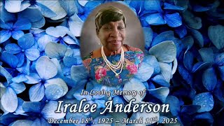 Iralee Anderson Funeral Service April 5 2025