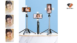 selfie stick Dual fill light mobile phone bracket Bluetooth selfie stick