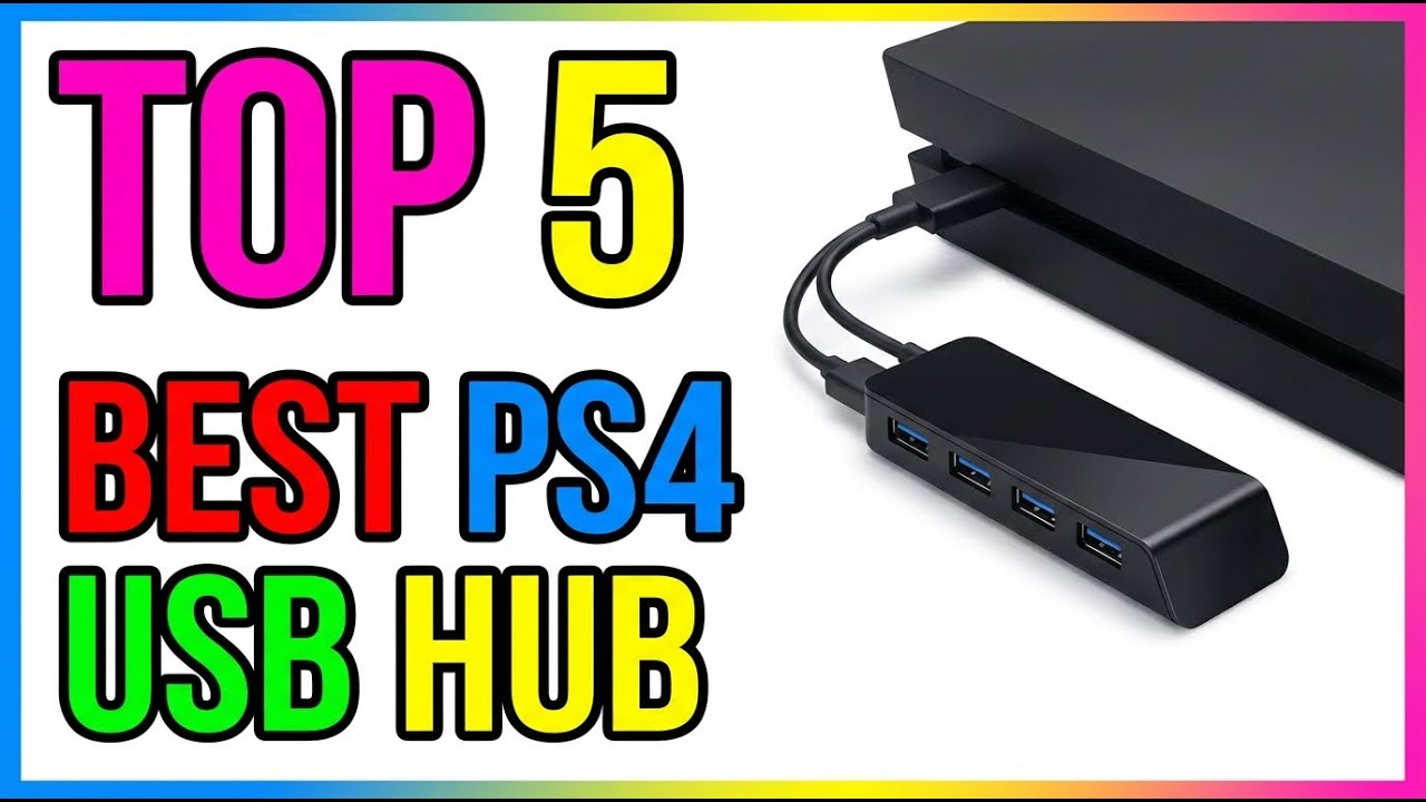 TOP 5 Best USB Hub for PS4 2026