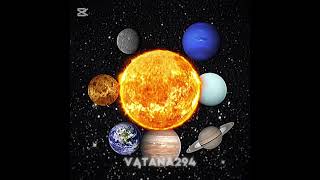 The Solar System Edit #solarsystem #sun #planet #earth #astronomy #edit | IB: AstrooSpace
