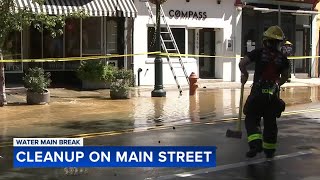 Water main break floods Manayunk businesses, closes Main Street