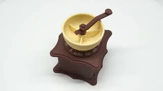 60-Minute Mechanical Timer, No Batteries Required, with Creative Coffee Machine Shape and Loud Alarm