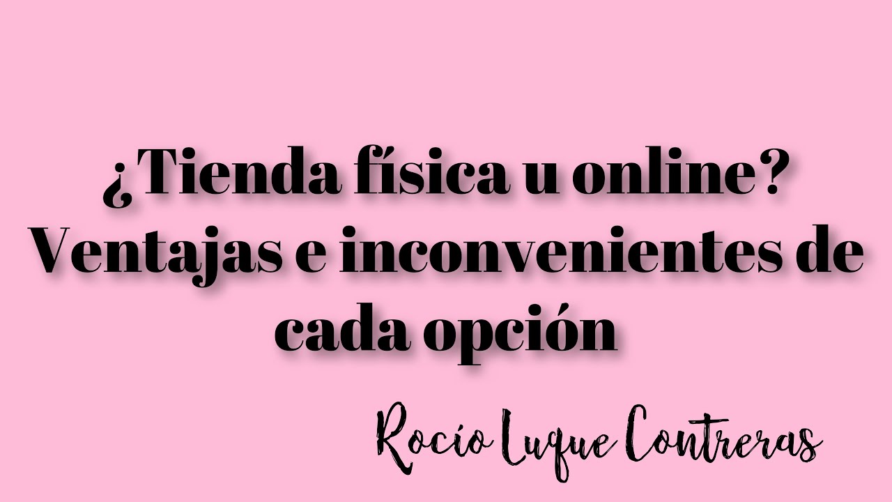 ¿Donde comprar el material, tienda física u online?