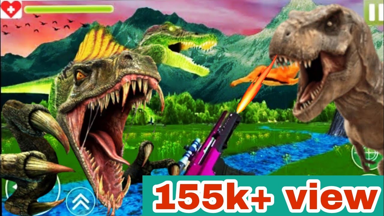 dinosaur hunter sniper shooter | dinosaur hunter sniper dino hunter | shooting game |