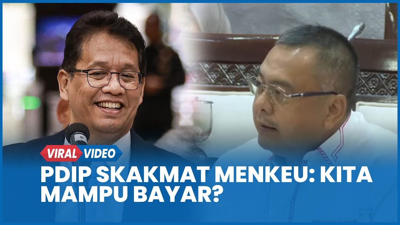 PDIP Skakmat Menkeu Purbaya soal Utang Warisan Sri Mulyani: Kita Mampu Bayar?