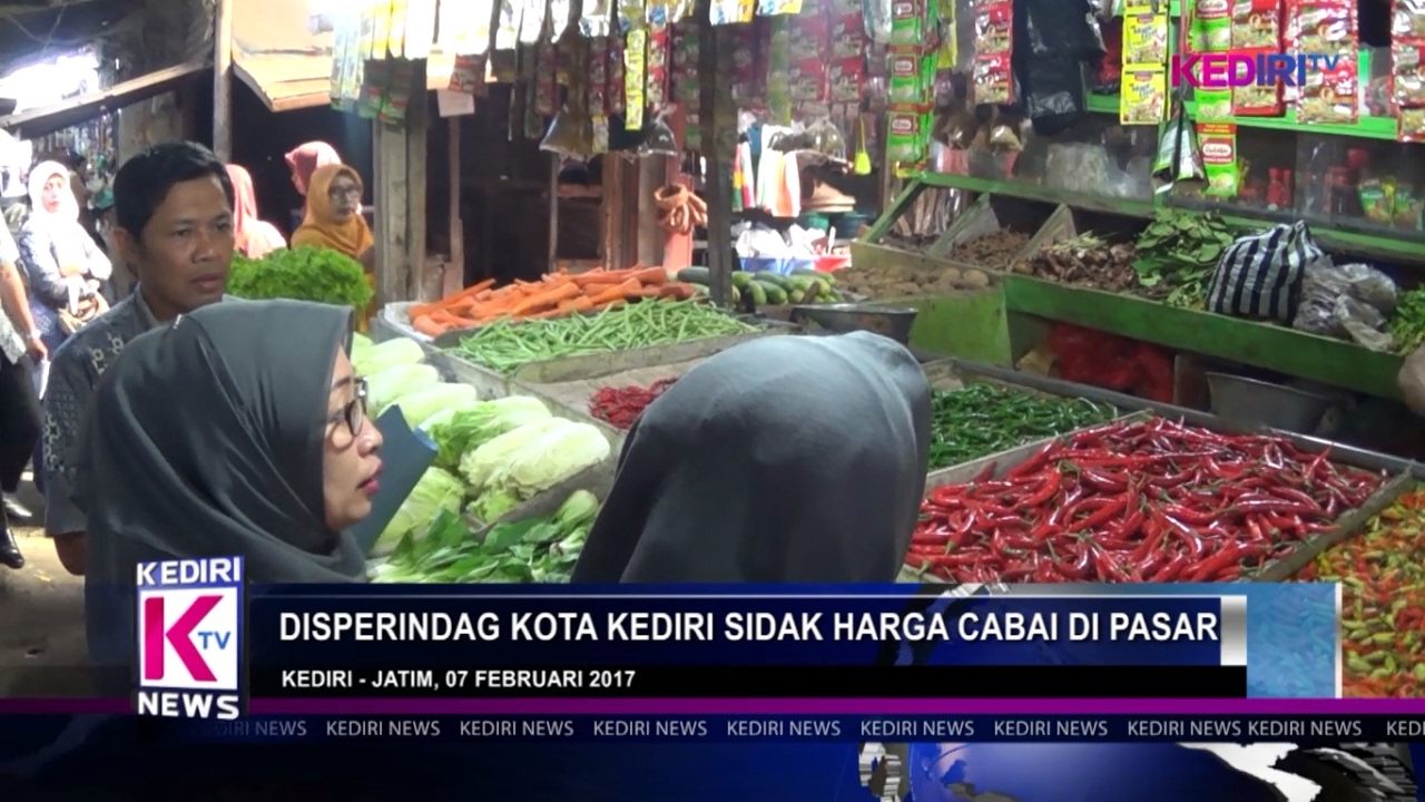 DISPERINDAG KOTA  KEDIRI  SIDAK HARGA  CABAI DI  PASAR YouTube