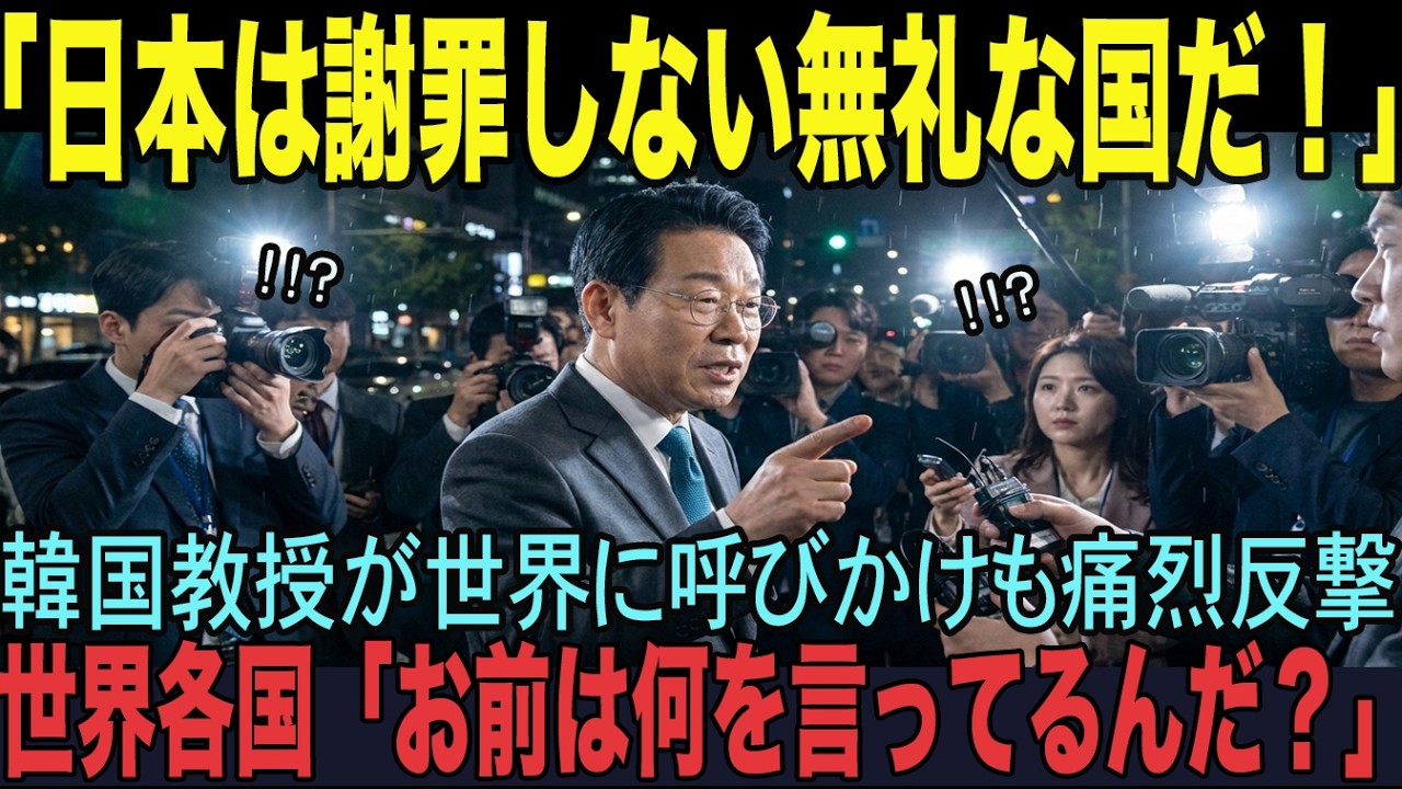 【海外の反応】「日本は謝罪もしない悪の国だろ？」韓国が世界に共感を求めるも、韓国中激震の各国反応とは...
