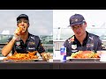 Daniel ricciardo and max verstappen do a smash n crab job on singapore