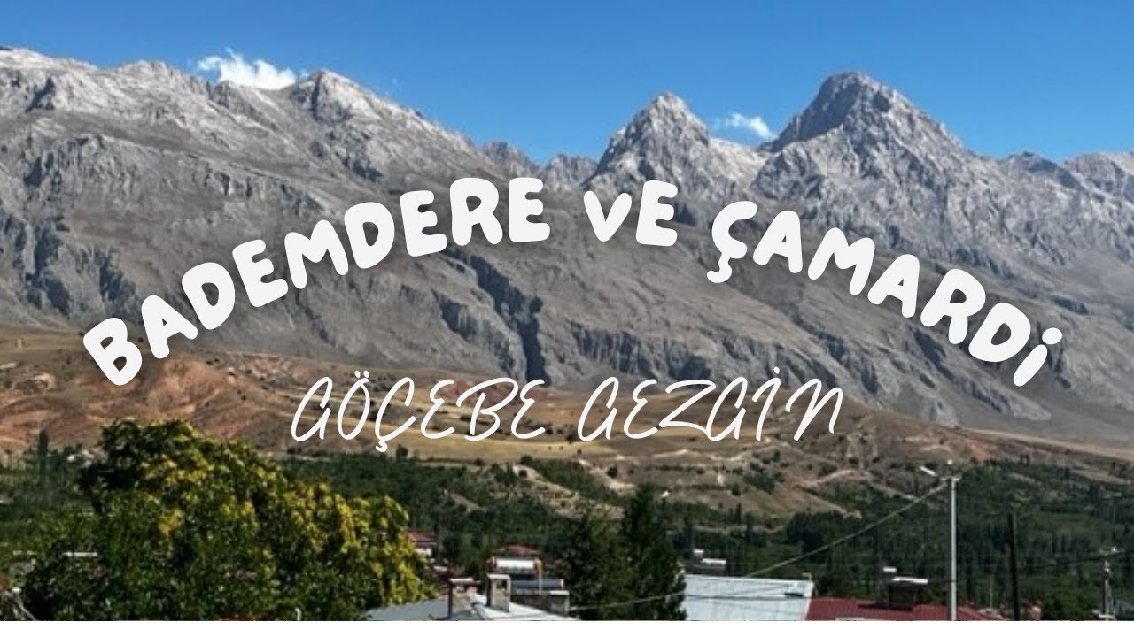 BADEMDERE KÖYÜ ve ÇAMARDI (NİĞDE) Tertemiz havası ve bozulmamış insanları ile harika bir yer