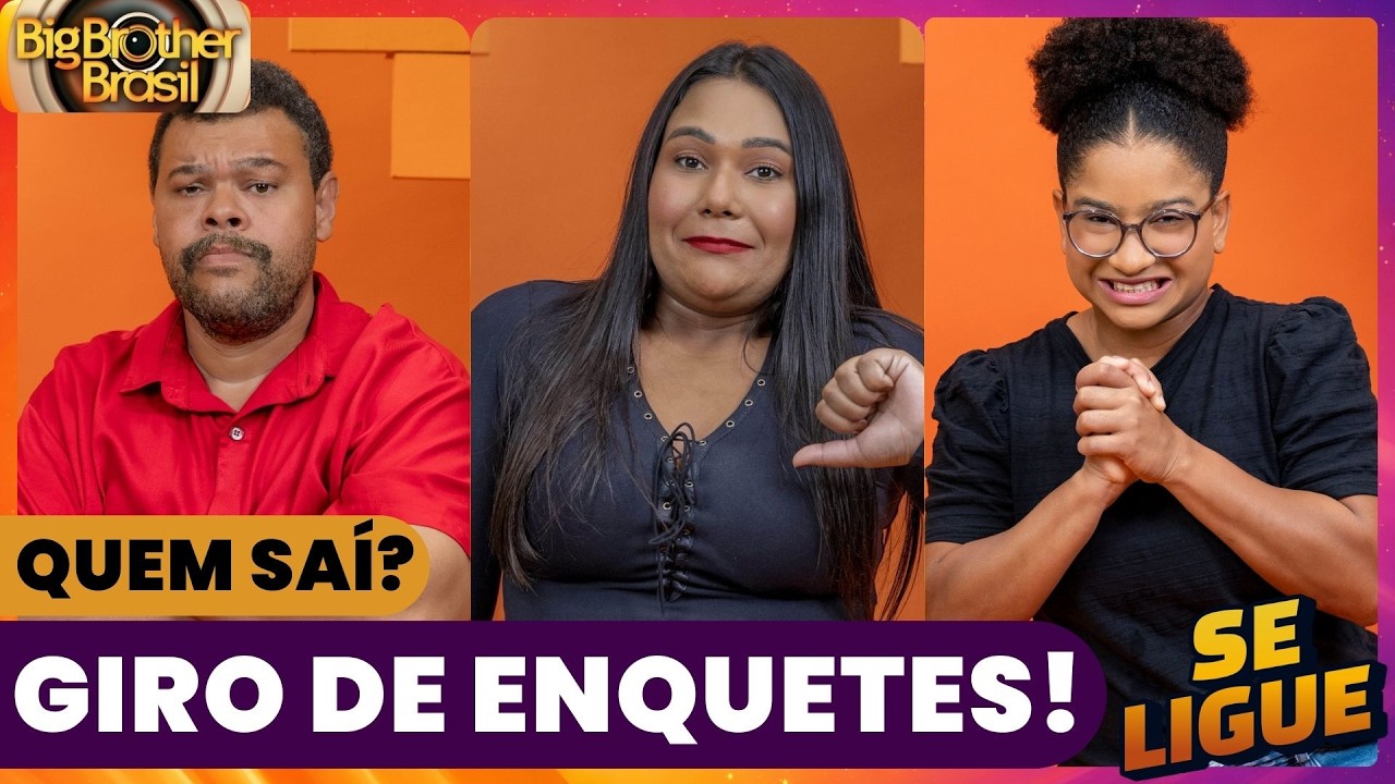 Giro de Enquetes AO VIVO 🔥 BBB 26 Babu, Chaiany ou Milena? Quem será eliminado nesse PAREDÃO?