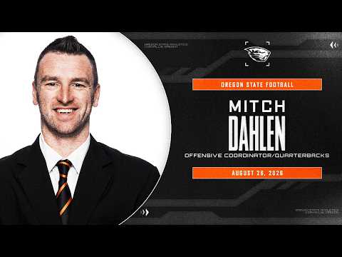 Oregon State Football: Mitch Dahlen Meets The Media (August 26, 2026)