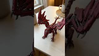 Hand holds capsule opens dragon #epoxyfloor #construction #nature #renovation