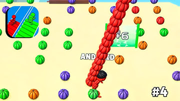 Bridge Race 3D game in MAX LEVEL - All Levels Gameplay | PART - 04