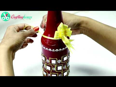 Christmas Decoration Ideas With Recycle Bottle and Mirror
