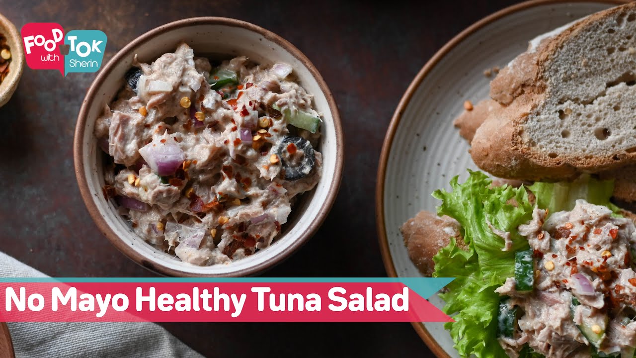 No Mayonnaise Healthy Tuna Salad Simple Canned Tuna Salad No Mayo