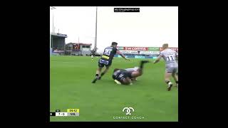 I enjoyed Exeter’s defence tactics in the play to apply maximum pressure to 14 men Sale.