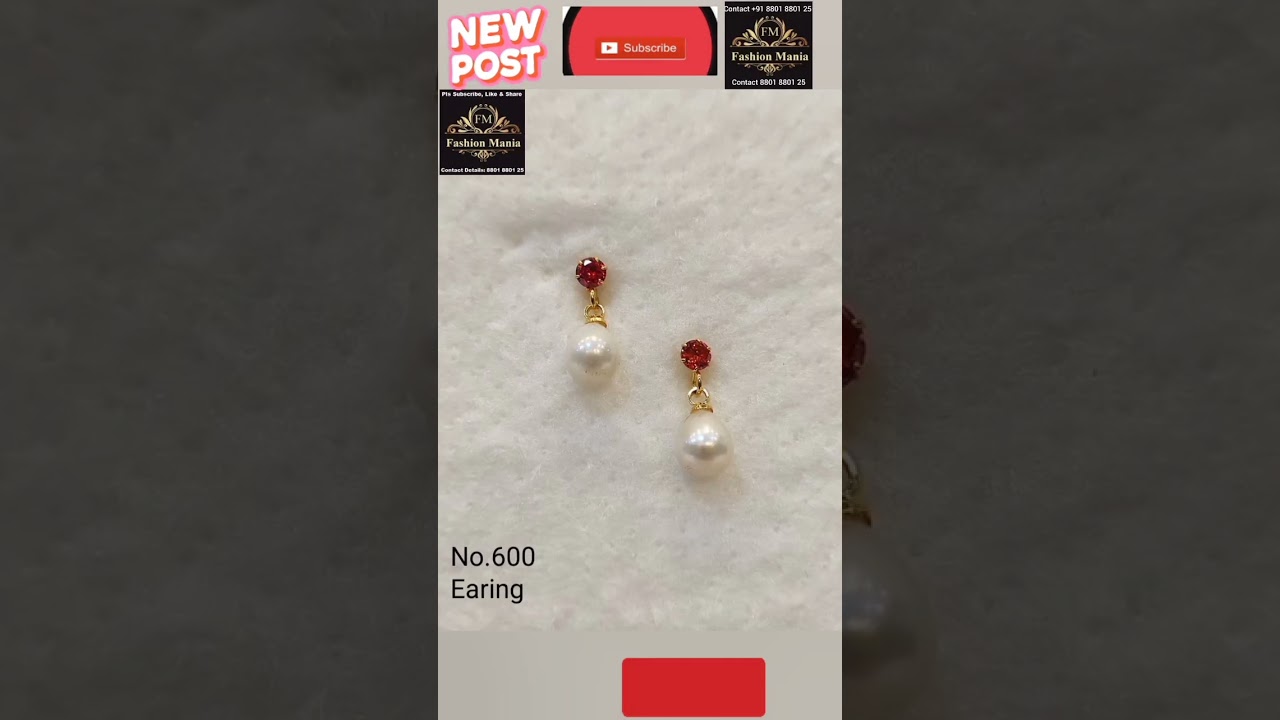 Earrings II Studs II Button Tops II 02-12-2022