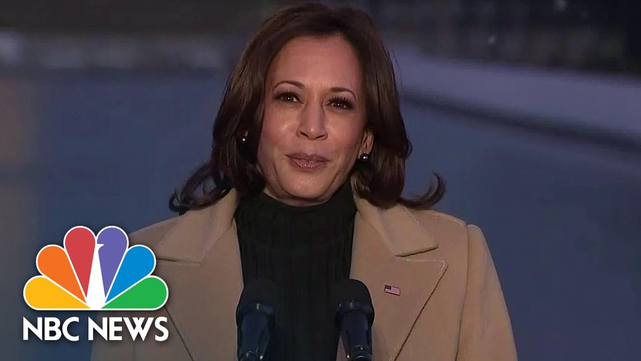 Kamala Harris Honors Covid Victims In Nationwide Memorial | NBC News
