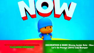 Recreation & Rare Disney Junior Asia - Now Lets Go Pocoyo 2011 Lq Bumper Po