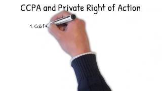 CCPA and Private Right of Action CCPA and Private Right of Action