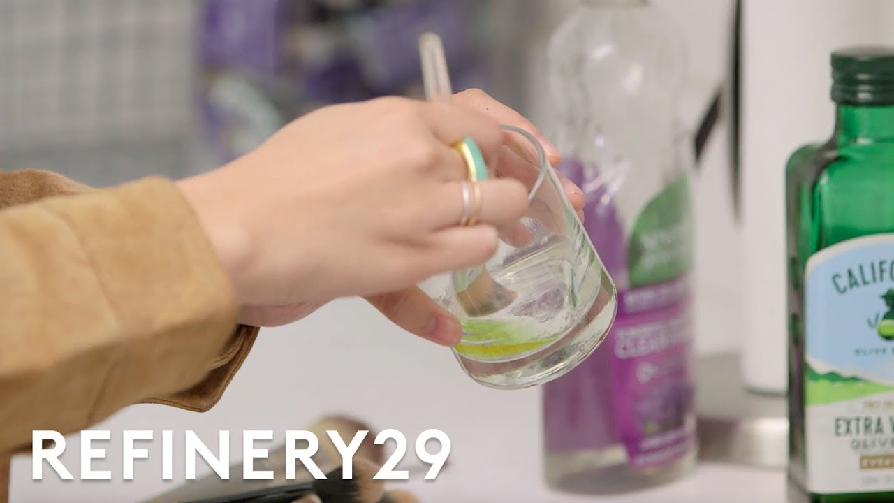 Makeup Brush Cleaning Hacks Tested Beauty With Mi Refinery29 YouTube