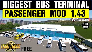 How to Install And Activate - Biggest Bus Terminal And Passenger Map -ETS 2 1.43 ( FREE )