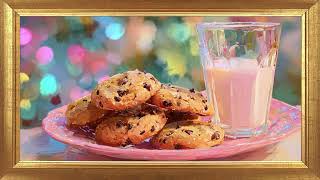 FRAMED Cookies and Milk for Santa Art for Your TV II Cozy Christmas Treats Pastel Screensaver 🍪 screenshot 4