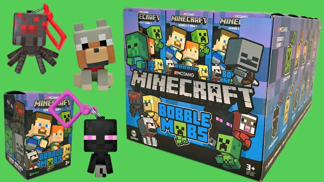 for sale online inv A29 Minecraft Bobble Mobs Series 2 Complete Set of 6 RARE Chase Mojang